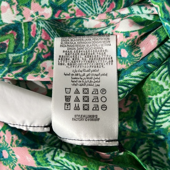 BCBGMAXAZRIA Keelie Floral Print Midi Dress Sleeveless Halter High Low Hem Sz. L - Picture 13 of 16